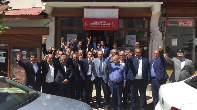 MHP Tekman ilçe teşkilatı 19 yıl aradan sonra görkemli bir törenle açıld