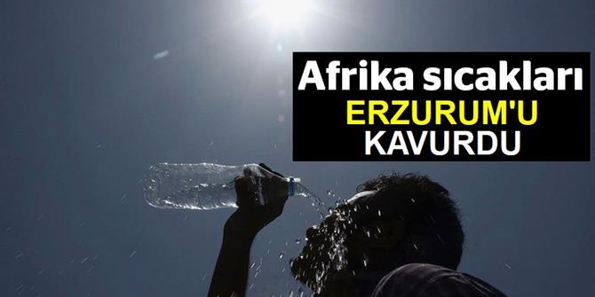 Erzurumlulara 'Afrika' şoku; sıcaklıklar 10 derece birden arttı