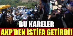 AKP'den istifa ettiren protesto!...