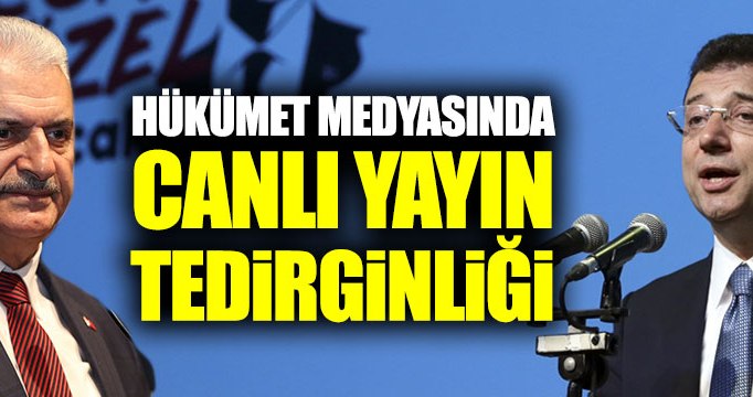 Hükümet medyasının canlı yayın tedirginliği