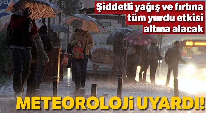 Meteoroloji uyardı!