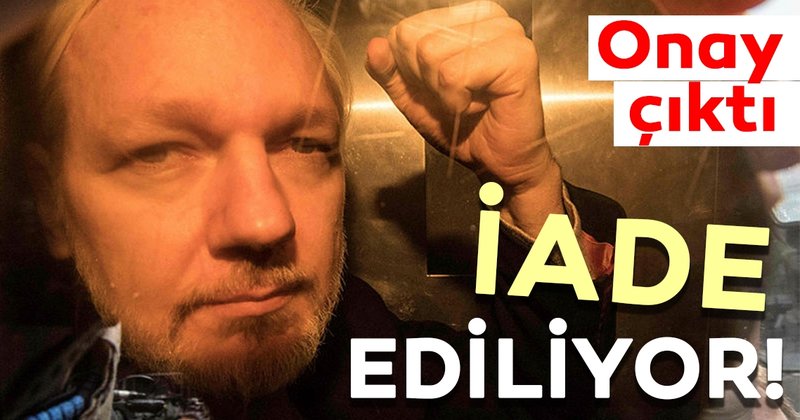 Wikilieaks kurucusu Assange'nin ABD'ye iadesine onay çıktı!