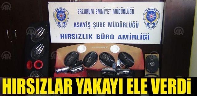 Erzurum'da Hırsızları kamera görüntüleri ele verdi