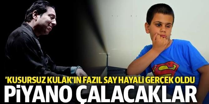 'Kusursuz kulak' Bager Çalışçı, Fazıl Say ile piyano çalacak