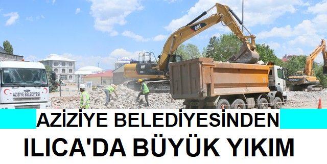 Ilıca'da büyük yıkım başladı!