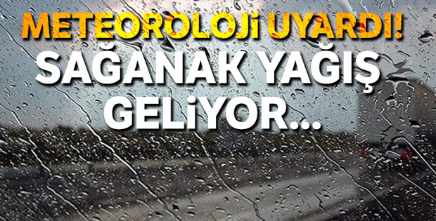 Doğu Anadolu’da gök gürültülü sağanak yağış etkili olacak