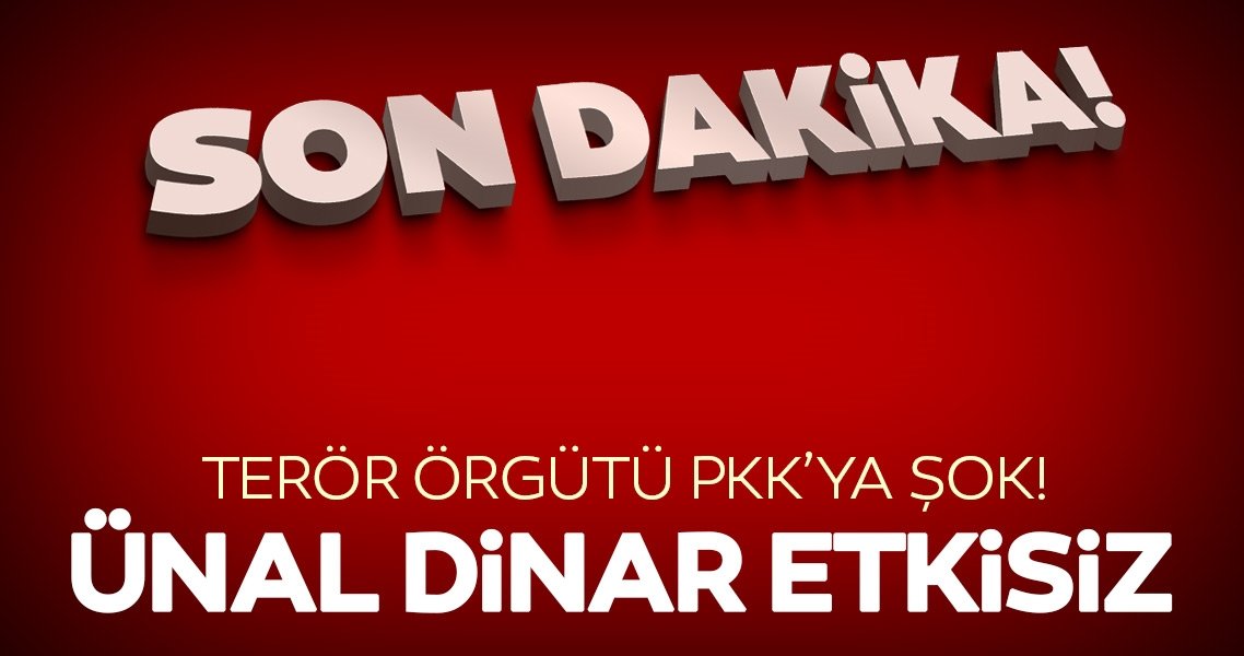 Terör listesindeki Ünal Dinar etkisiz hale getirildi