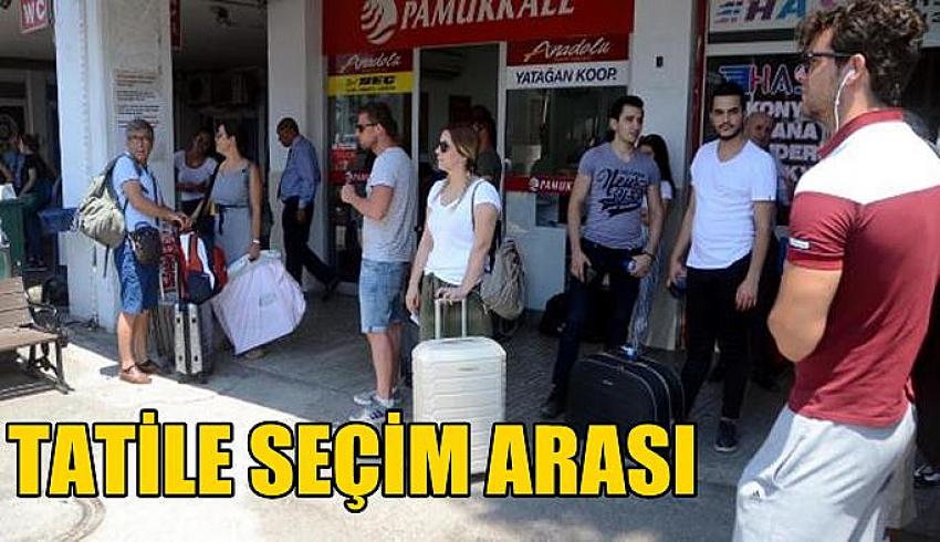İstanbul seçmeni oy kullanmak için Antalya’dan ayrılıyor