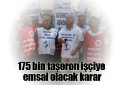 Taşeron işçiye emsal olacak karar