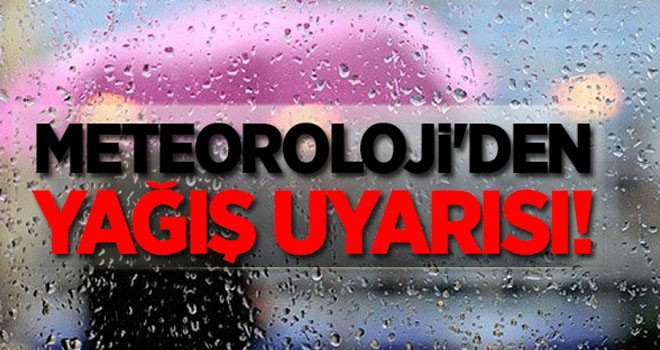Doğu Anadolu'daki 4 il için gök gürültülü sağanak uyarısı