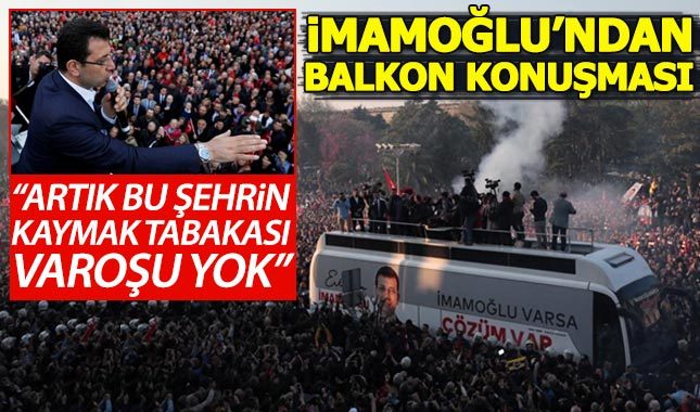 Beylikdüzü'nde zafer konuşması