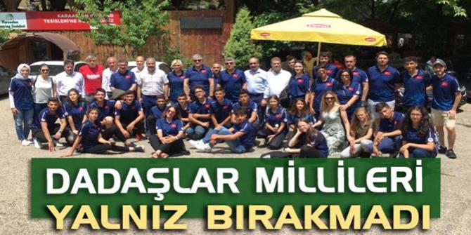 Dadaşlar millileri yalnız bırakmadı