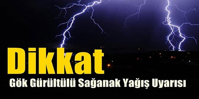 Erzurum ve Ardahan'da gök gürültülü sağanak uyarısı