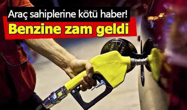 Motorine gelen zamdan sonra benzin fiyatlarına da zam geliyor