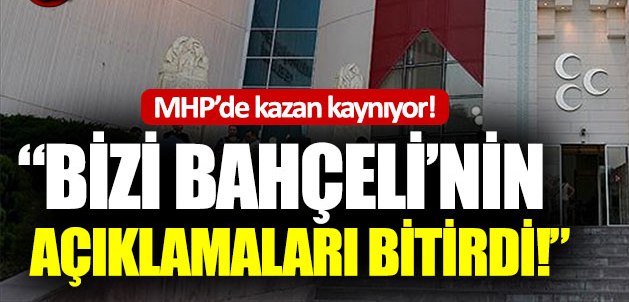 MHP’li yetkili: “Bizi Bahçeli’nin açıklaması bitirdi”