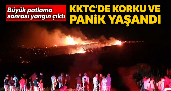 KKTC'de korkutan patlama!