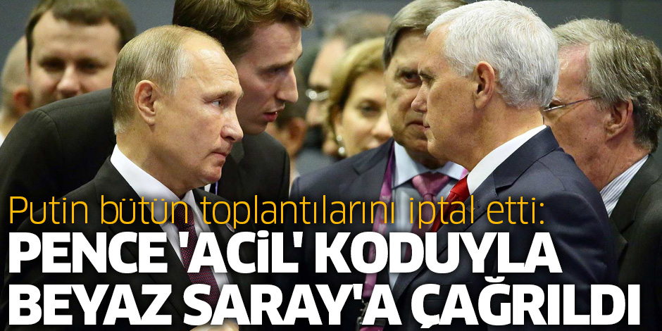 Pence seyahatini iptal etti!