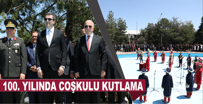 100. yılında coşkulu kutlama