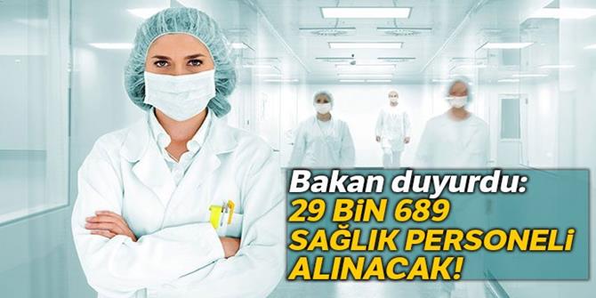 Sağlık Bakanlığı'na 29 bin 689 personel alınacak