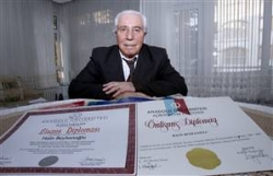 86 yaşında 2. diplomasını aldı