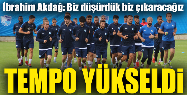 Erzurumspor’da sezon öncesi kamp çalışmaları hız kazandı