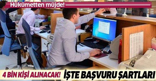 Bakan açıkladı: 4 bine yakın işçi alınacak