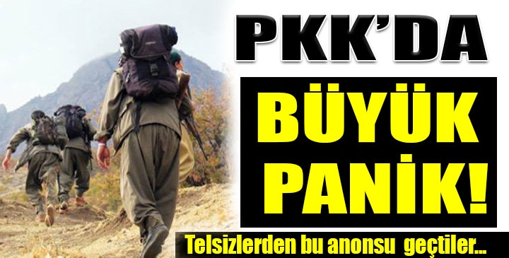 PKK'da korku ve paniğ
