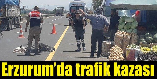 Pasinler’de trafik Kazası: 1 ölü