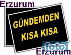 Bugün erzurum'da bunlar oldu!