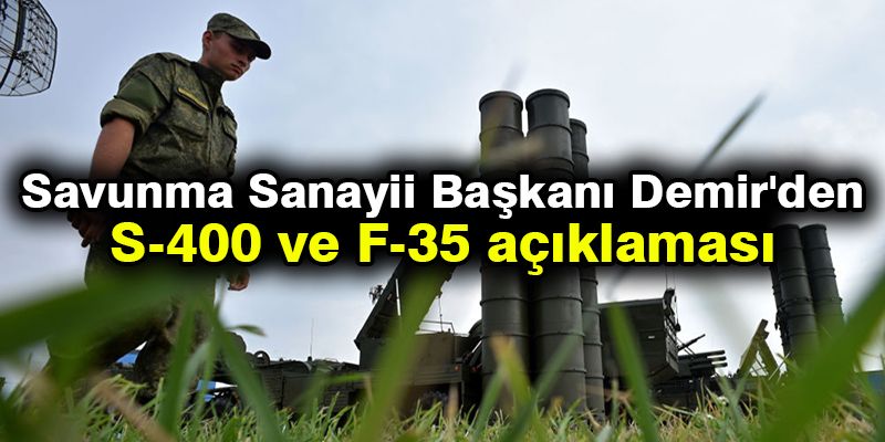 Savunma Sanayii Başkanı İsmail Demir'den F-35 açıklaması