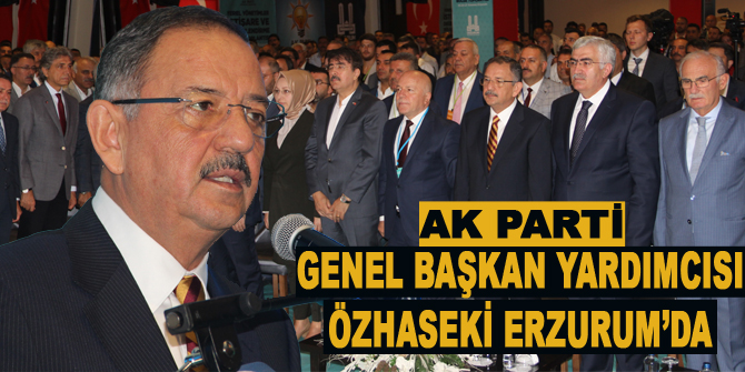 AK Parti Genel Başkan Yardımcısı Özhaseki, Erzurum’da