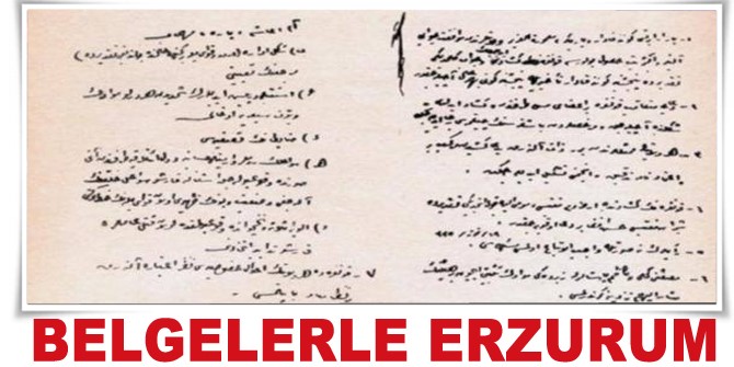 Belgelerle Erzurum