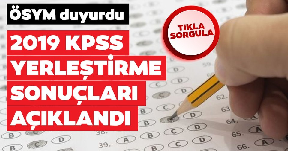 KPSS tercih sonuçları açıklandı!