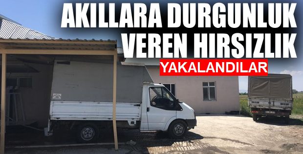 Erzurum'da Çalıştığı iş yerinden 100 bin liralık peynir çaldı