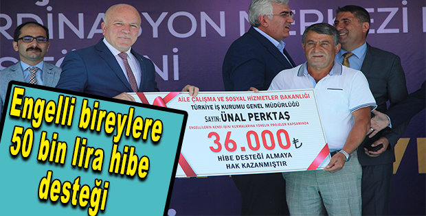 Engelli bireylere 50 bin lira hibe desteği