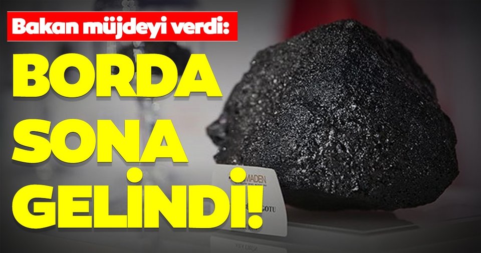 Bor karbür üretimi anlaşmasında sona gelindi