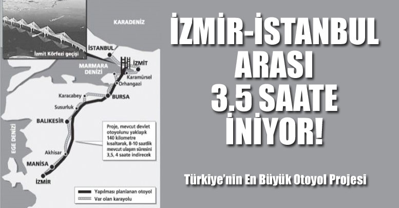 İstanbul-İzmir arası 3,5 saate iniyor