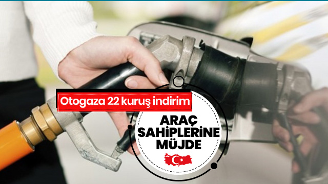 LPG fiyatlarında 22 kuruş indirim