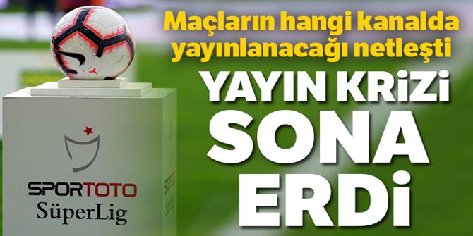 Yayın krizi sona erdi