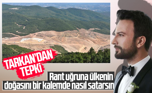 Tarkan'dan Kaz Dağları tepkisi "Yeter artık"