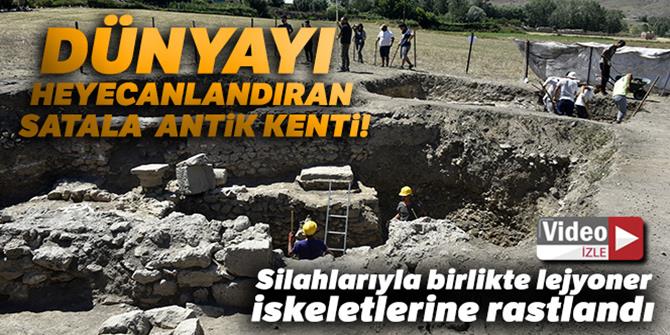 Dünyayı heyecanlandıran Satala Antik Kentinde kazısı sürüyor