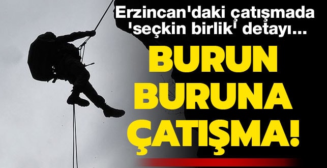 Burun buruna çatışmışlar!