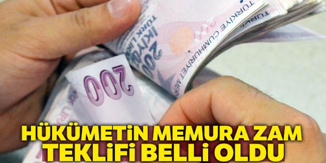 Hükümet memur maaş zam teklifini açıkladı