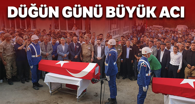 Düğün günü kardeşiyle birlikte toprağa verildi