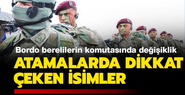 Atamalarda dikkat çeken isimler!