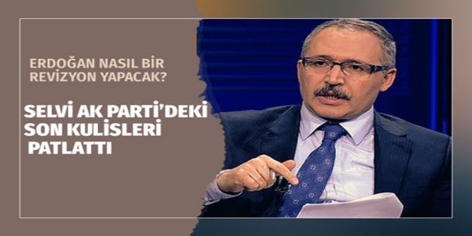 Erdoğan AK Parti'de revizyonu nasıl yapacak?