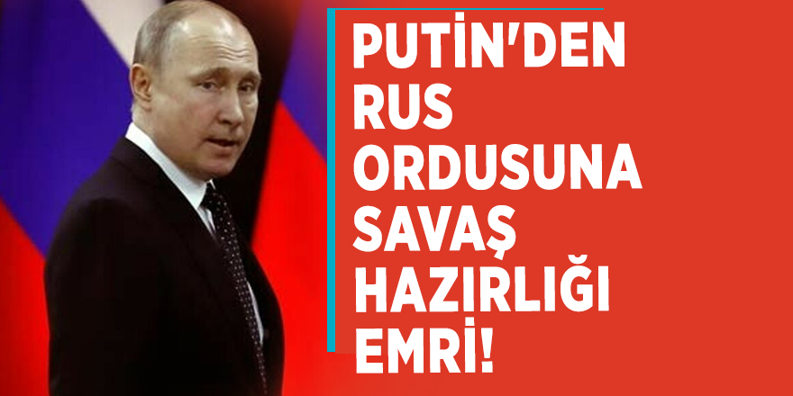 ABD'nin hamlesi sonrası Putin'den orduya 'Hazır olun' talimatı