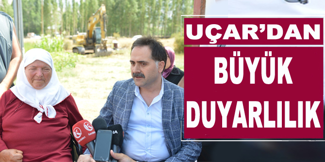 Başkan Uçar'dan alkışlanacak çalışma!