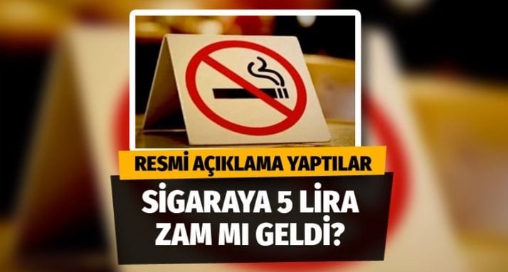 Sigaraya zam mı geldi?