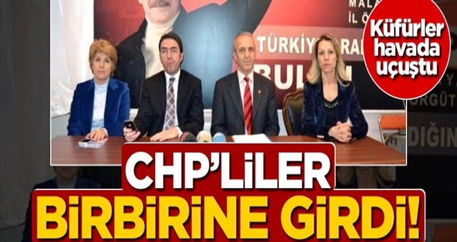 CHP'liler toplantıda birbirine girdi